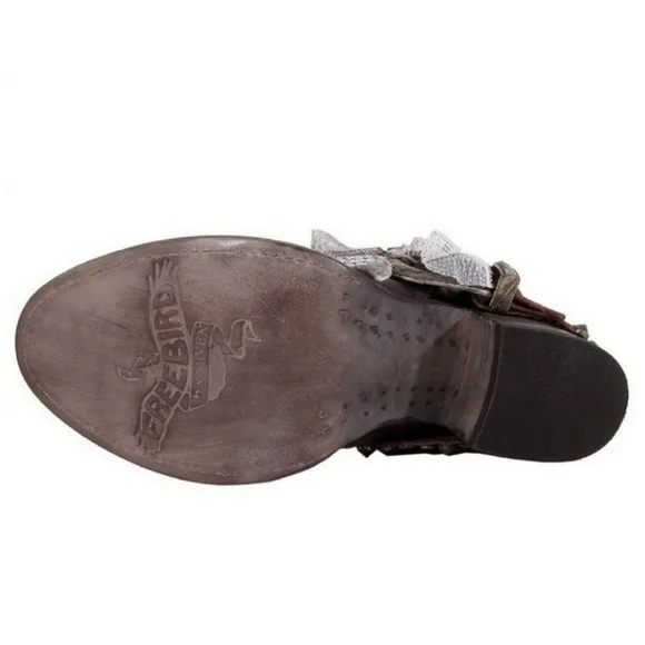 🟣 FREEBIRD by Steven Shena Ankle Boot Bootie Womens size 6 - Picture 8 of 9